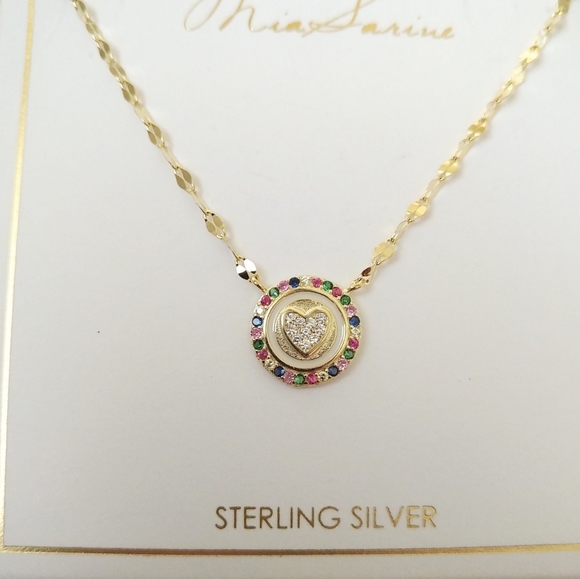 Mia Sarine Stationary Heart❤️ Pendant Necklace - Picture 9 of 14